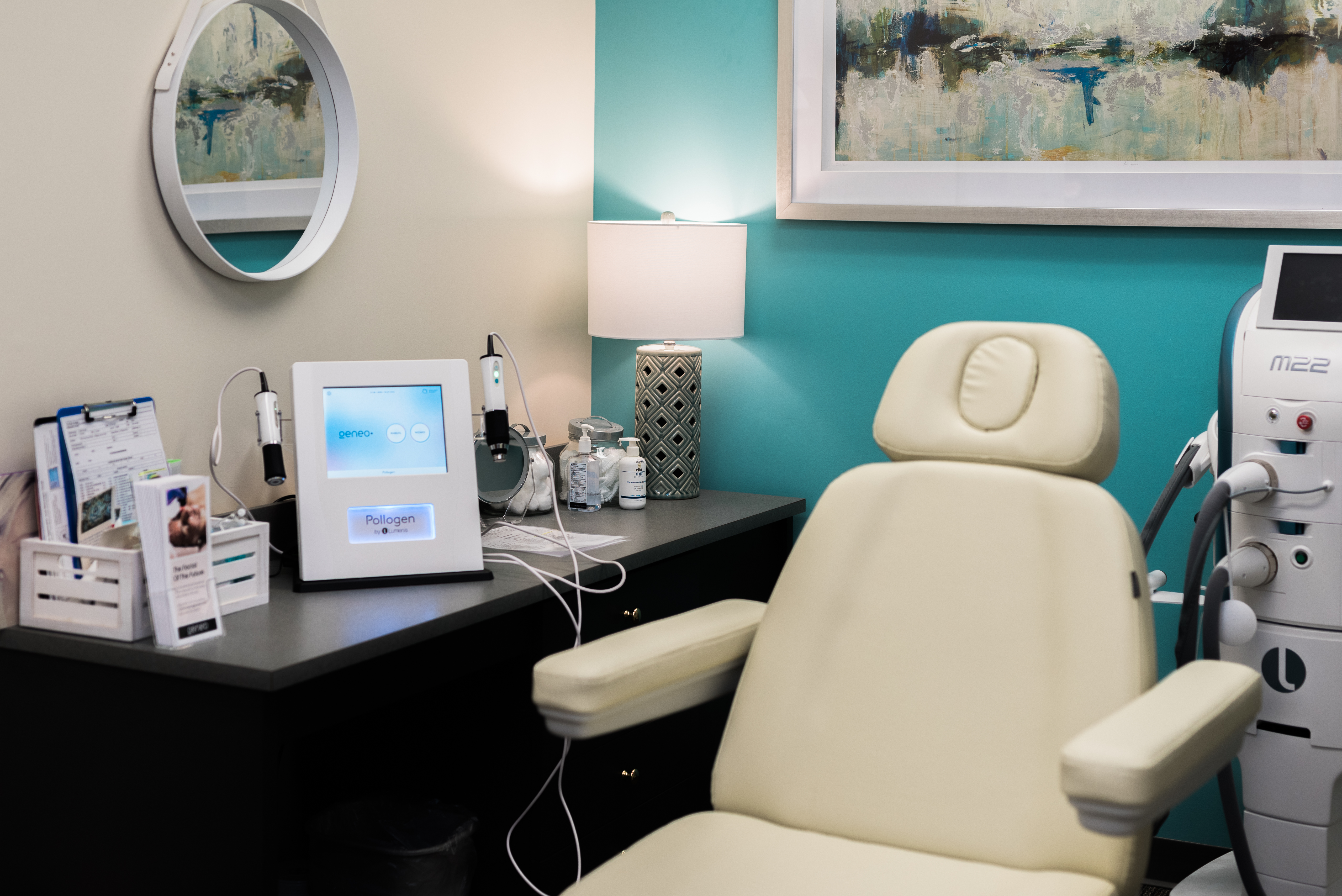Baltimore Eye Physicians Cosmetic Clinic Chair and Facial Machines